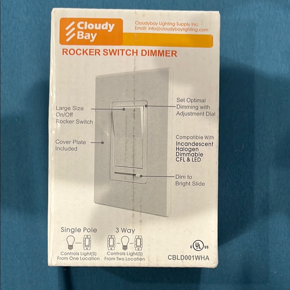 Cloudy Bay Rocker Switch Dimmer